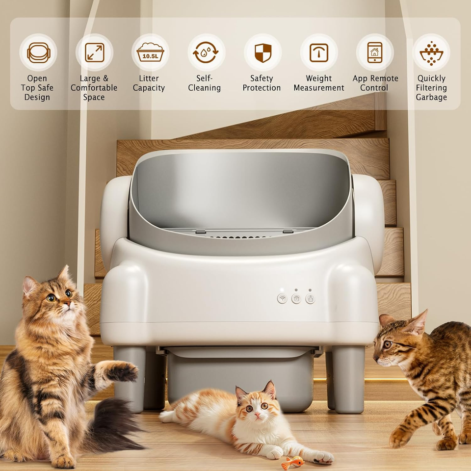 Smart Self-Cleaning Litter Box™
